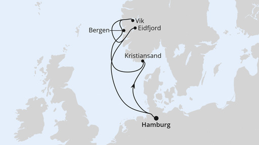 Norwegens Fjorde mit Eidfjord